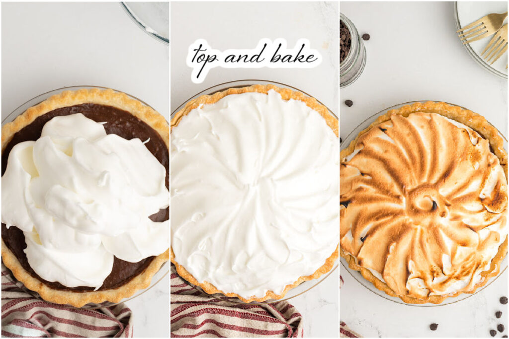 assembled and fully baked pie