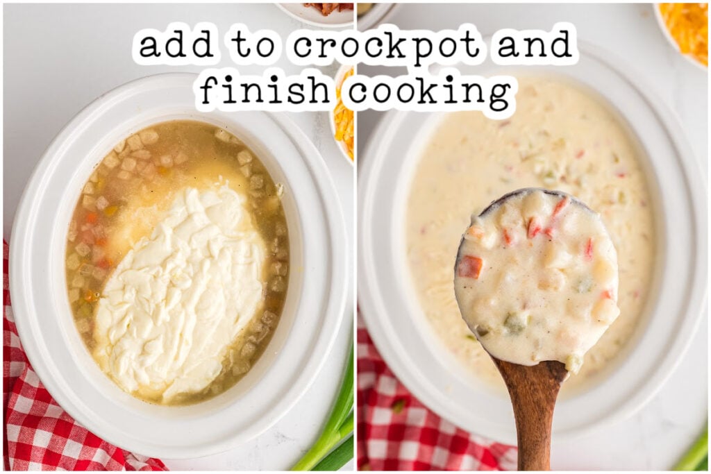 How to Make Easy Crockpot Potato Soup with Frozen Hashbrowns