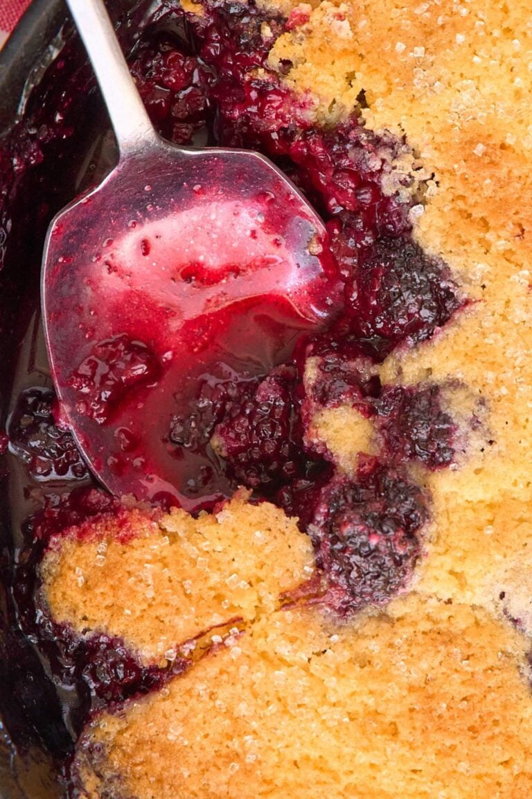 Cast Iron Skillet Blackberry Cobbler