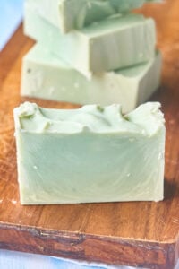 mens soap on cutting boards.