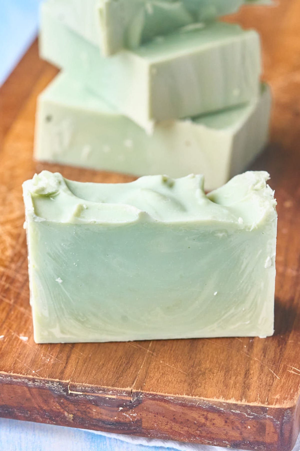 Homemade soap for men with essential oils