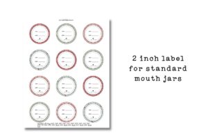 Free Printable Canning Labels {Easy Download!}