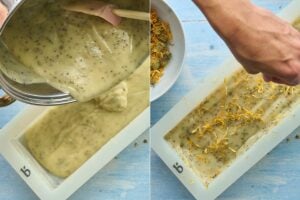 Gardener's Soap Recipe (Pumice + Calendula)