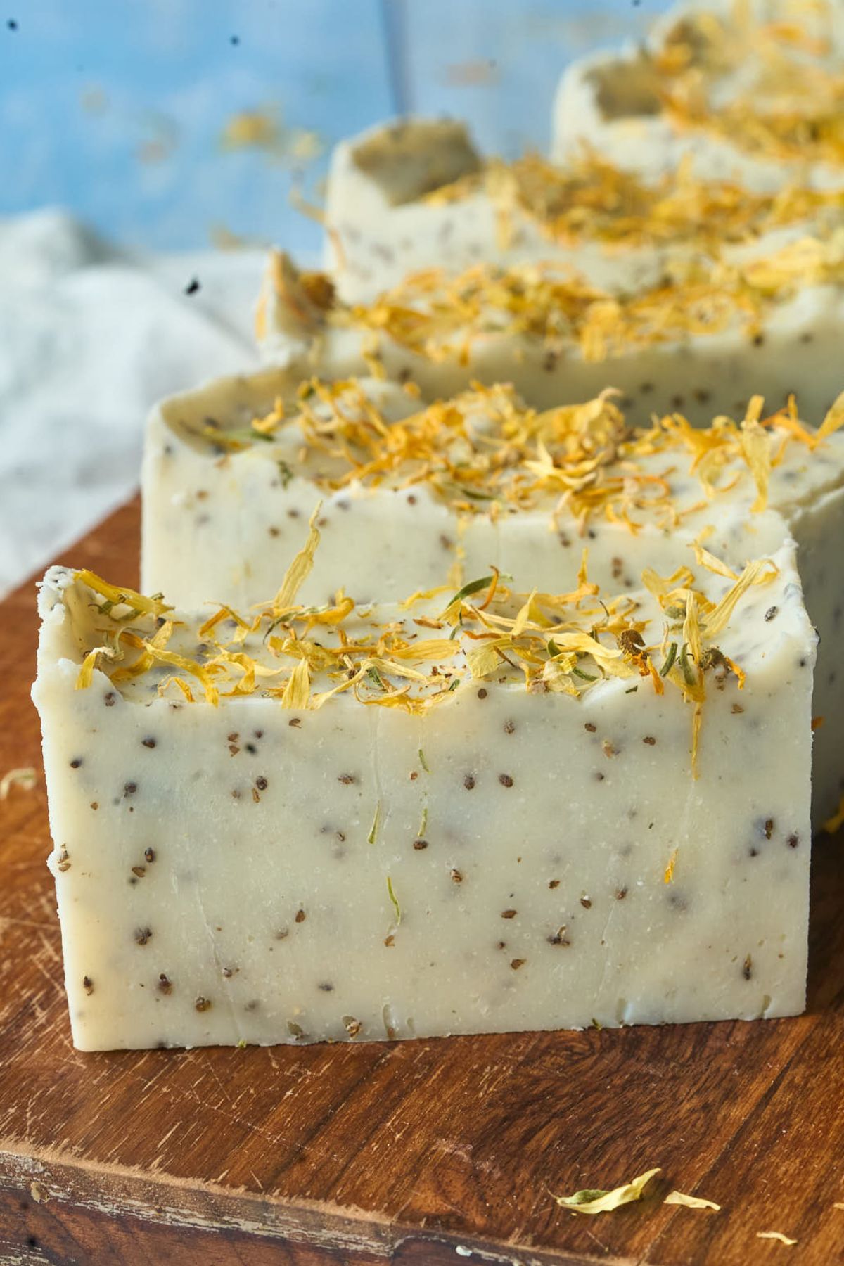 Gardener's Soap Recipe (Pumice + Calendula)