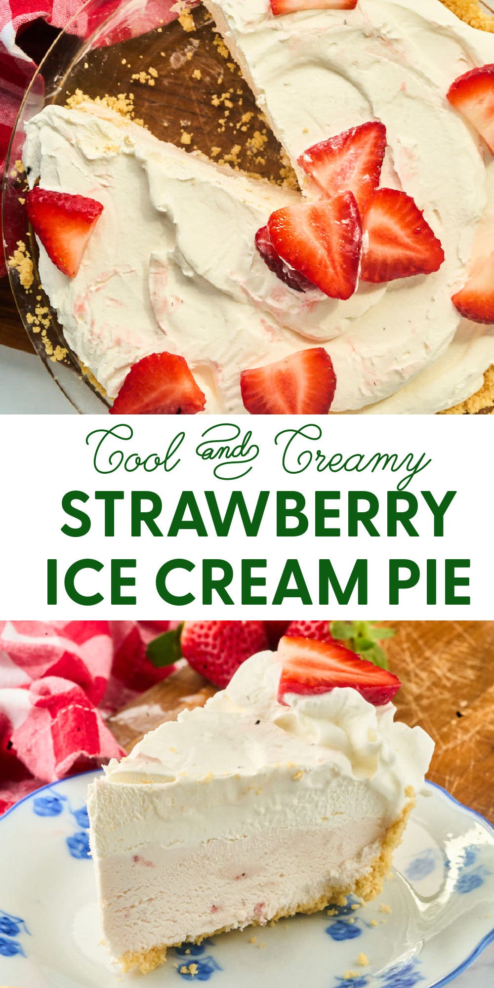 Strawberry Ice Cream Pie