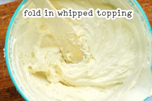 mixin in cool whip.