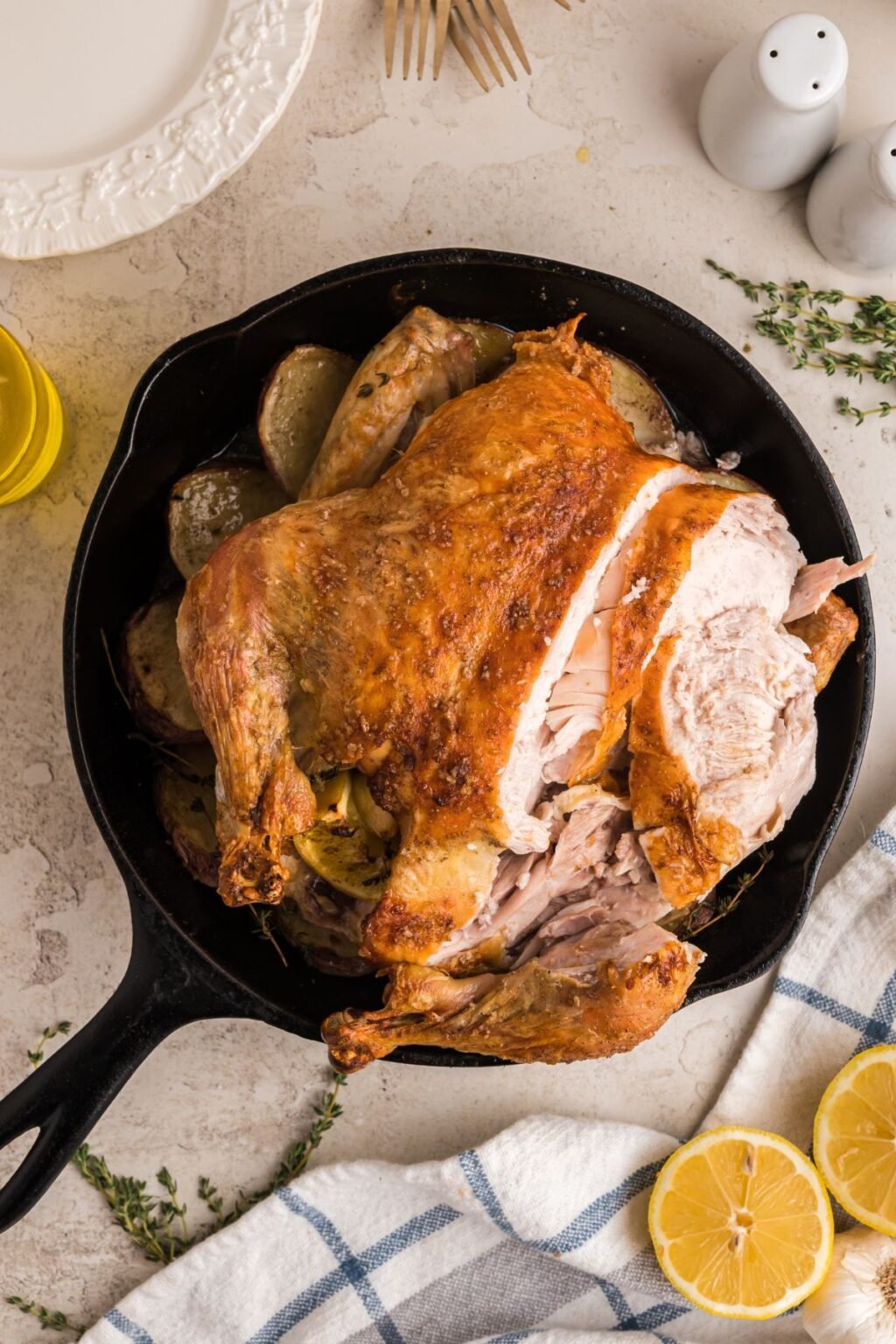 How to Make the Best Cast Iron Skillet Whole Roast Chicken