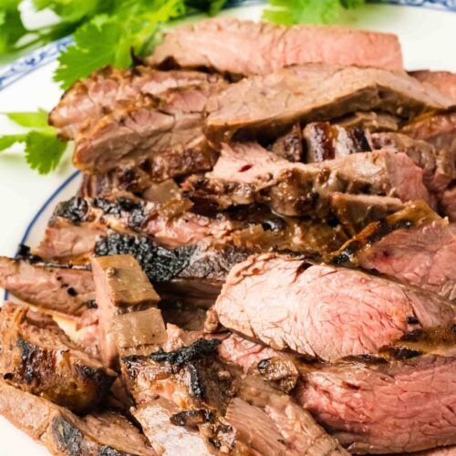 How to Make Asian Flank Steak (Soy Sauce Ginger Garlic Marinade)