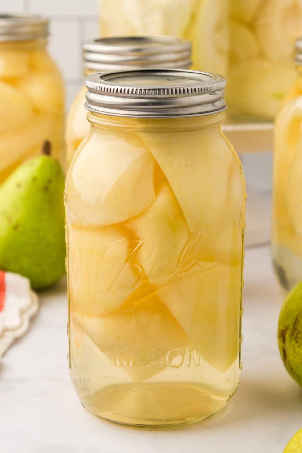 How To Can Pears In Syrup Canned Pears 1 1024x1536