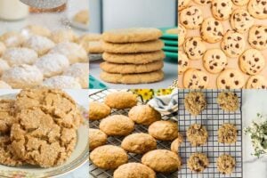 grid of 12 homemade cookies.