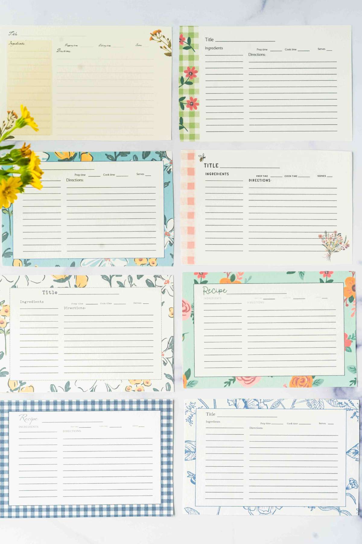 Recipe Cards