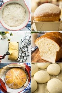 grid of 6 bread images