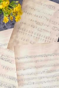 Beautiful + Free Vintage Sheet Music Printable