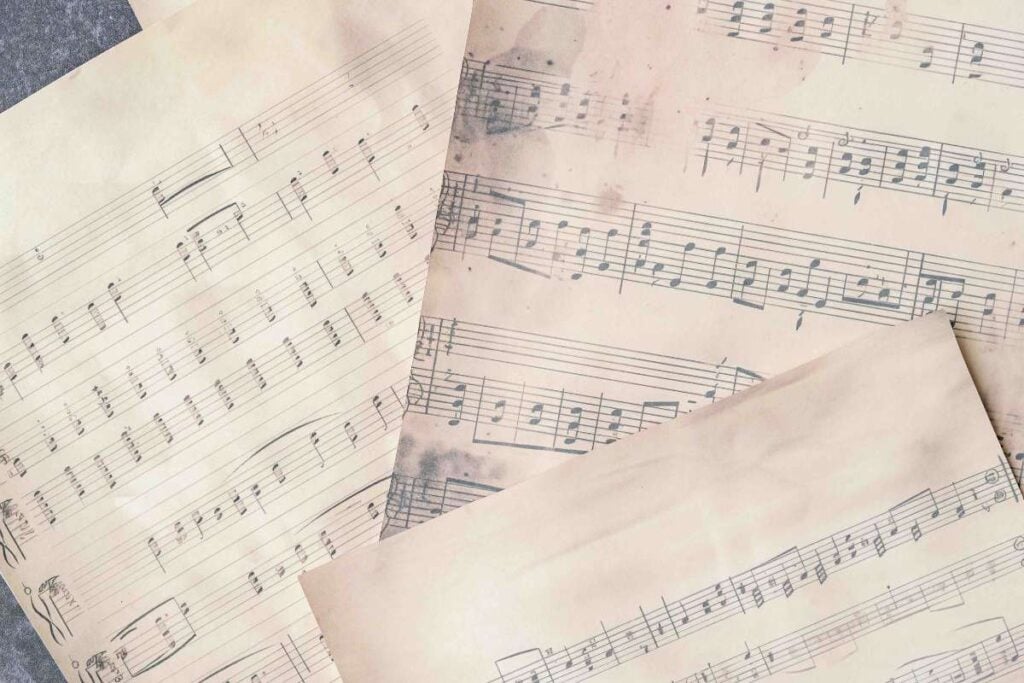 Vintage Sheet Music