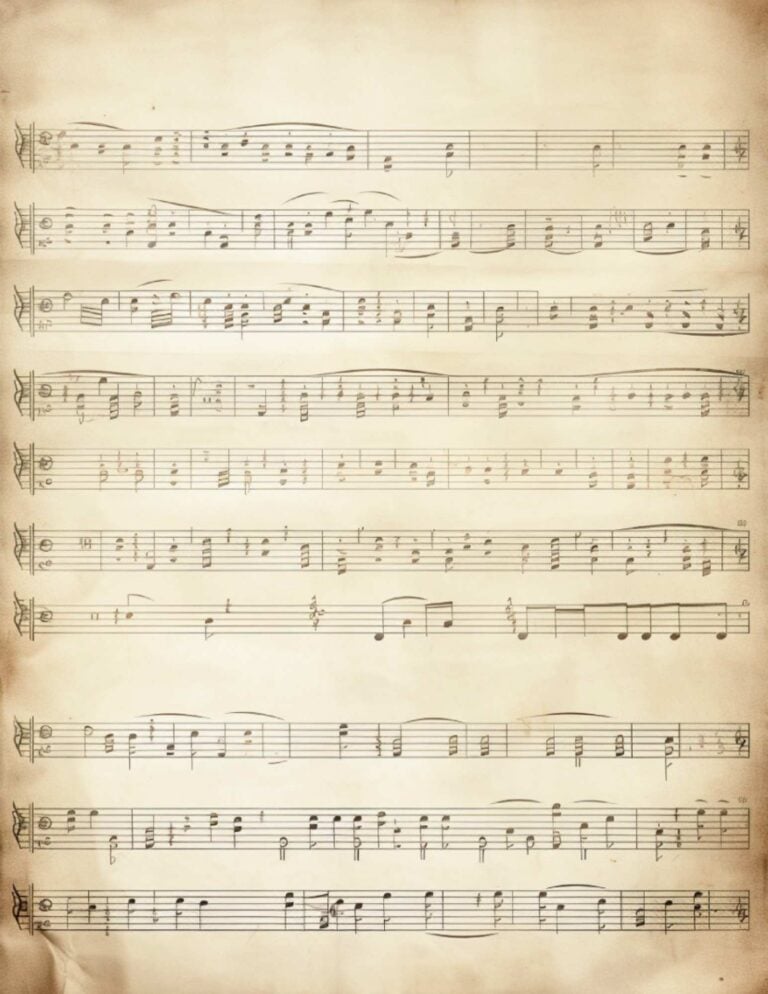 Free Vintage Sheet Music Printables