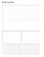 8.5 x 11 Weekly Planner Printables