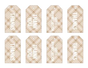 Printable Appreciation Tags (5 Pretty Styles)