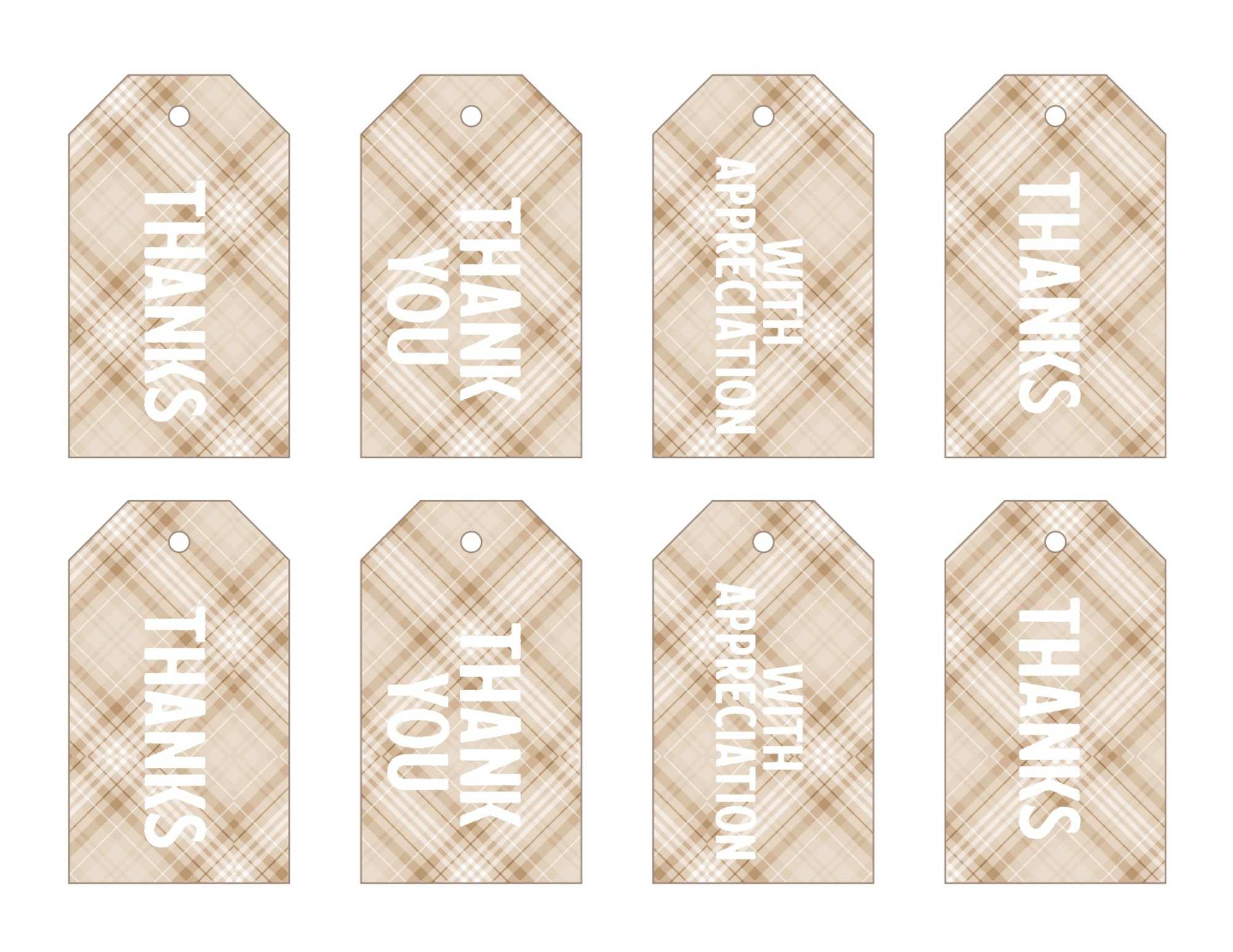 Printable Appreciation Tags (5 Pretty Styles)