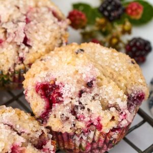 cooling back with sourdough muffins.