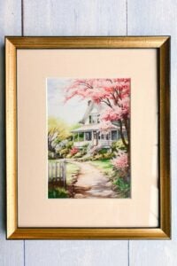 Spring Farmhouse Wall Art Watercolors