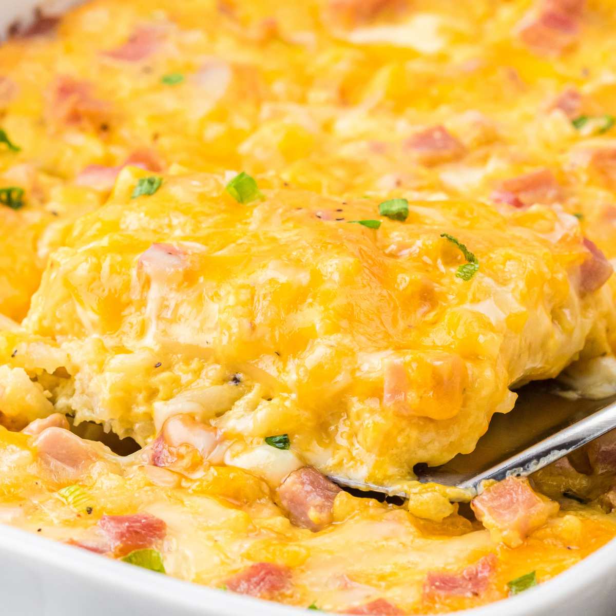 Ham and Hashbrown Breakfast Casserole-image