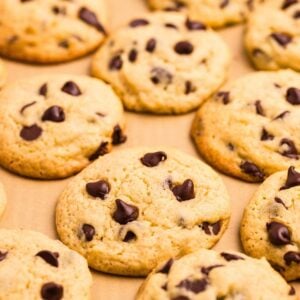 cookies near each other on parchment.
