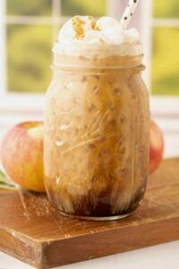Make Your Own Iced Caramel Apple Latte