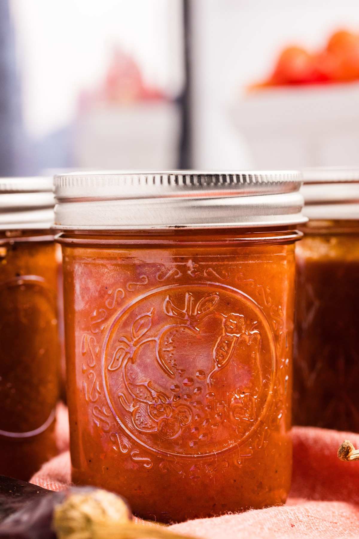 jar of enchilada sauce.