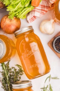Vegetable Stock.with Herbs (To Pressure Can or Freeze)