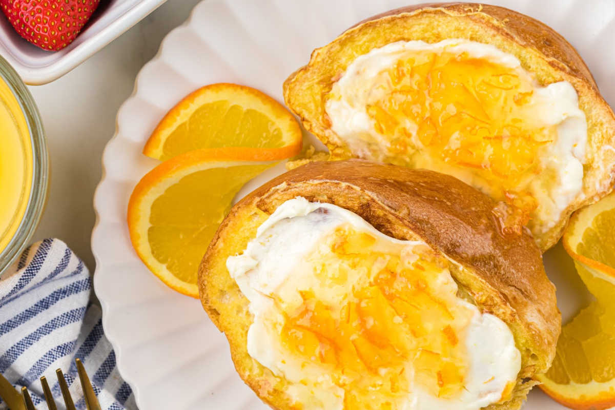 fully assembled French toast