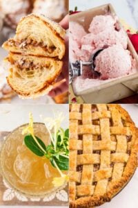 grid of 4 recipes for homemakers.