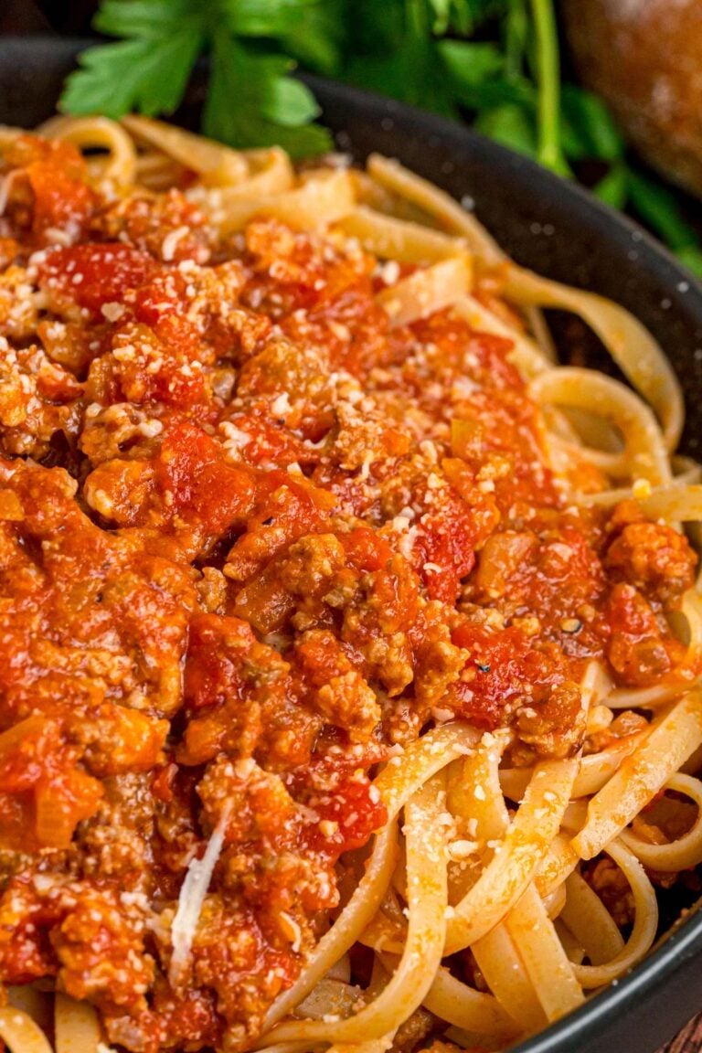 Classic Bolognese with Ground Beef and Pork