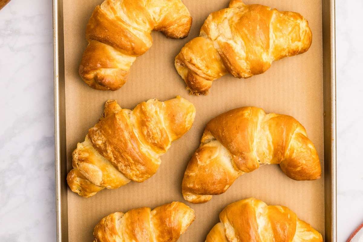 finished croissants.