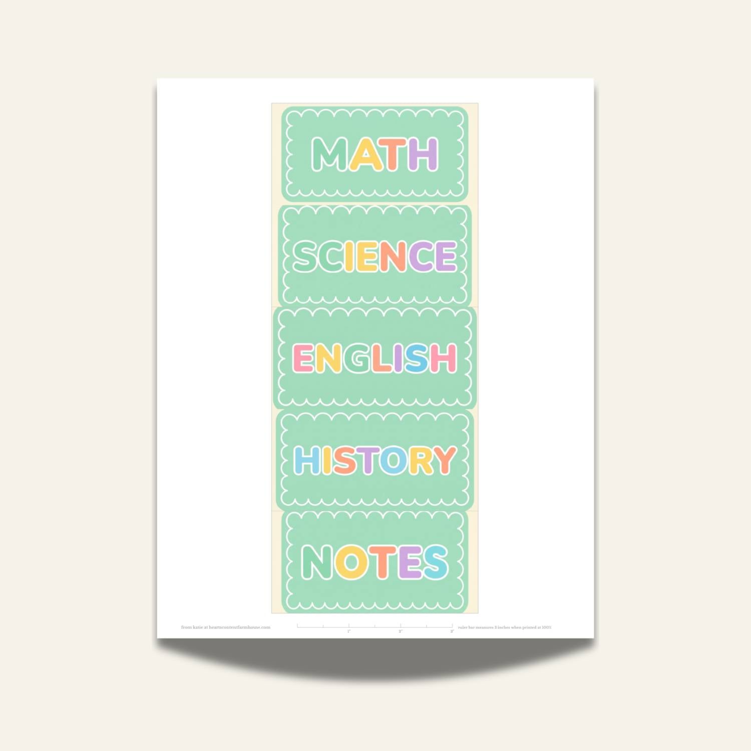 Bubble Letters