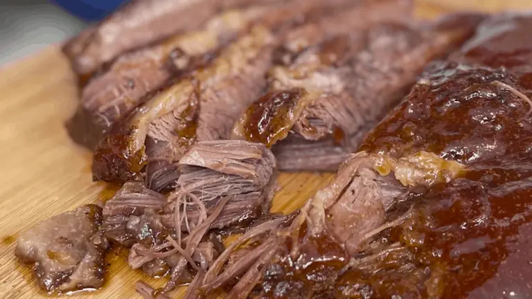 beef brisket on a cutting board
